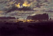 Caspar David Friedrich Northern Sea in the Moonlight china oil painting artist